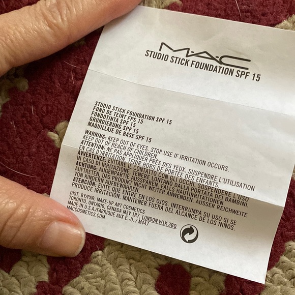 Untouched ORIGINAL formula MAC Studio Stick SPF15 foundation-RARE! NW40 - Picture 7 of 7